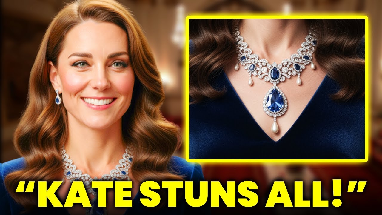 Catherine Shocks the World in Glittering Gown and Queen’s $85M Necklace at Royal State Dinner